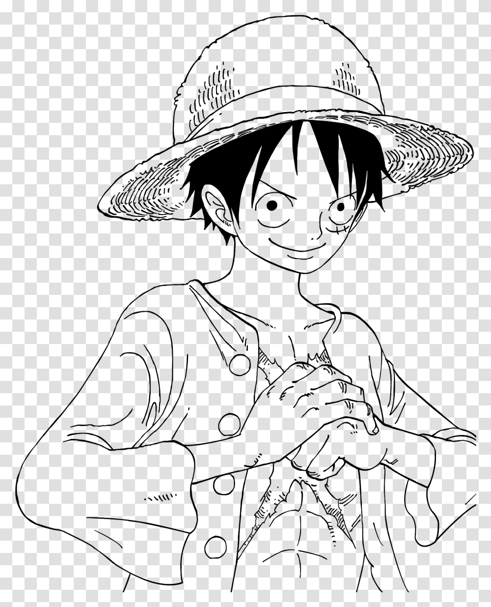 Coloriage De One Piece Luffy Lgant Photo Coloriage One Piece 2 Years Later, Gray, World Of Warcraft, Halo Transparent Png