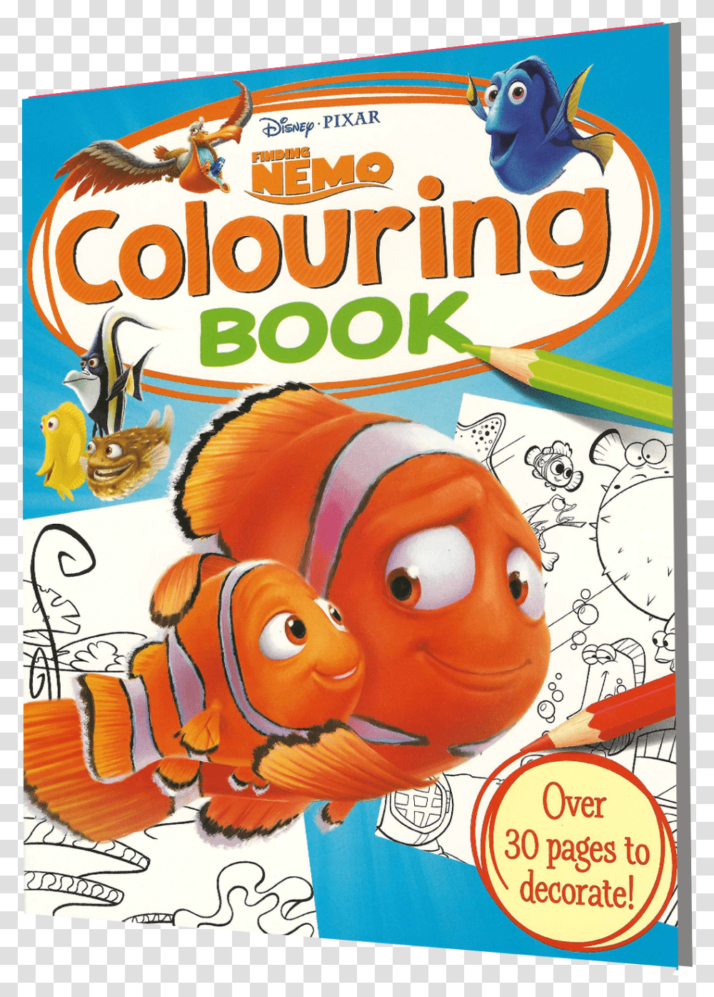 Coloring Arts Disneyloring Book Finding Nemo, Fish, Animal, Goldfish, Bird Transparent Png