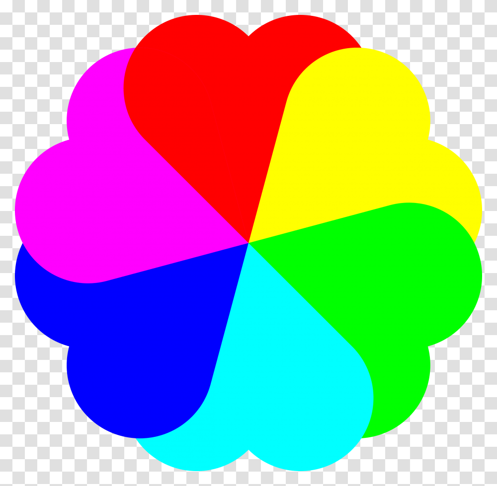 Coloring Book Computer Icons Rainbow Heart Colours Clipart, Pattern, Ornament Transparent Png
