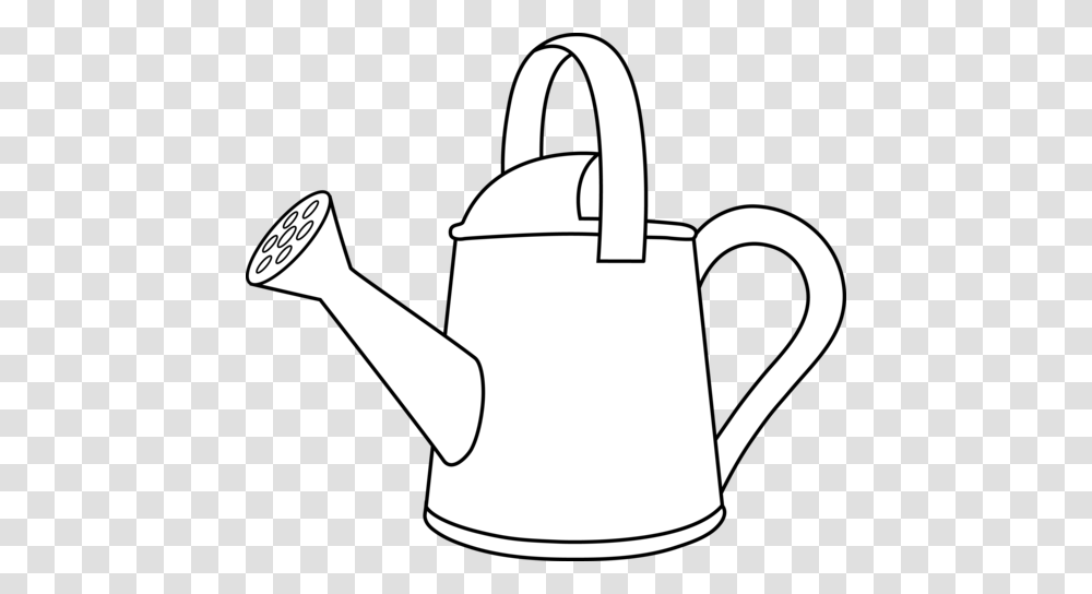Coloring Clip Art Colorable Watering Can Outline Baby Smiles, Tin, Hammer, Tool Transparent Png