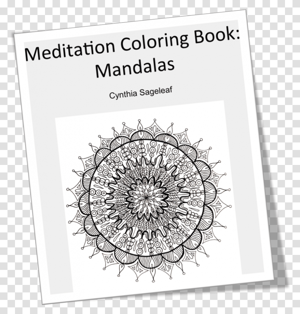 Coloring Meditation With Free Coloring Pages Circle, Doodle, Drawing Transparent Png