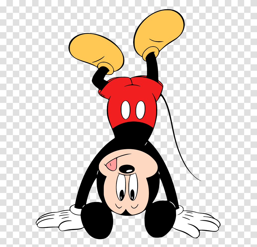 Coloring Pages Cartoon Mickey Mouse Doing Handstand, Sport, Sports, Water, Working Out Transparent Png