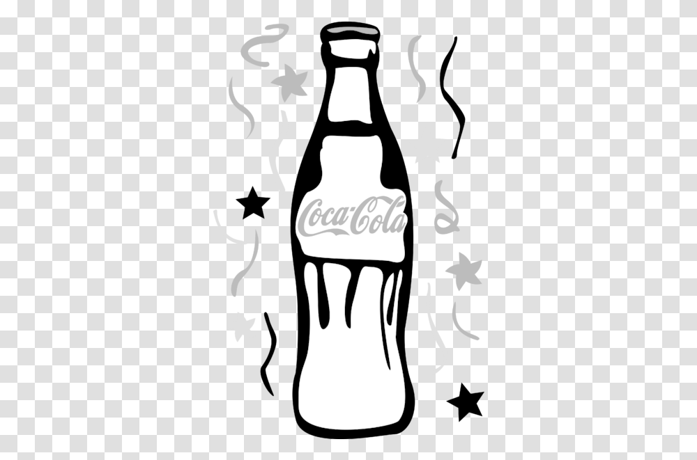 Coloring Pages Cocca Cola, Stencil, Beverage Transparent Png