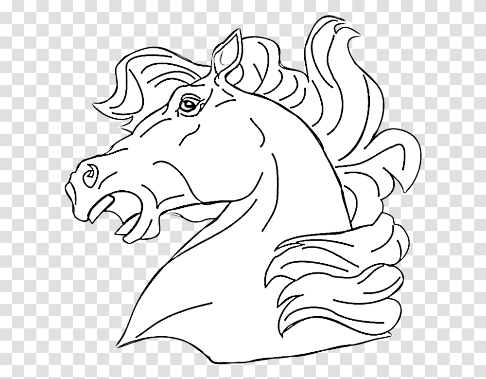 Coloring Pages Horses Heads Ribbon Print Coloring Home Cartoon Horse Head Coloring, Drawing, Dragon, Lion, Wildlife Transparent Png