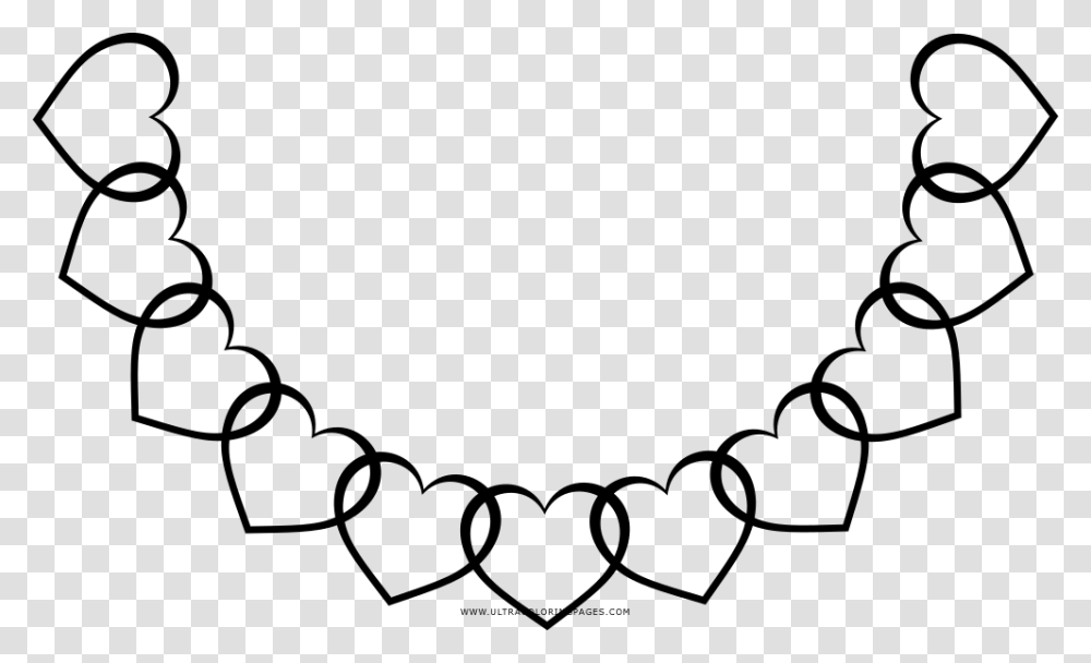 Coloring Pages Necklace Free Coloring Library, Gray, World Of Warcraft Transparent Png