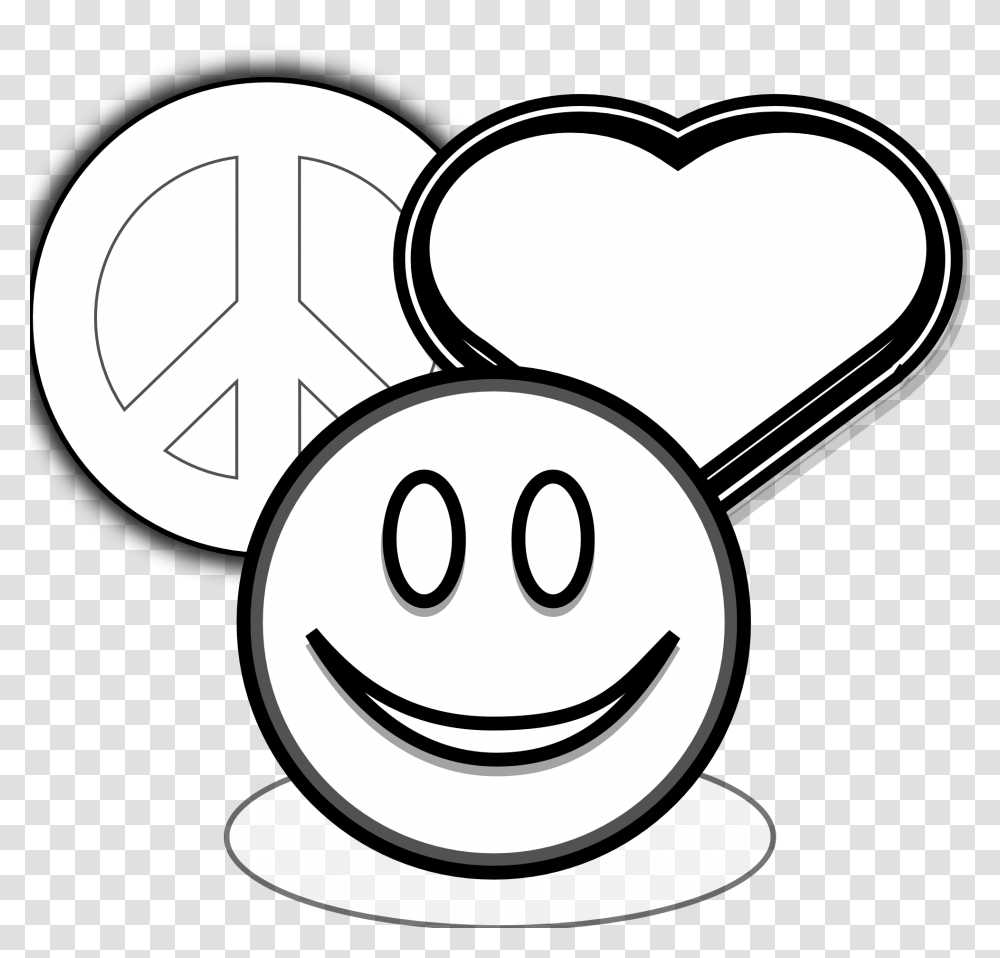 Coloring Pages Of Peace Signs And Hearts Clip Art Peace Love, Plant, Stencil, Food Transparent Png