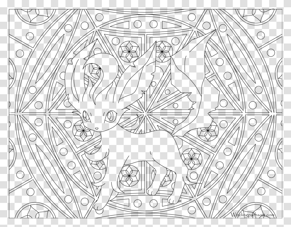 Coloring Pages Of Pokemon, Gray, World Of Warcraft Transparent Png