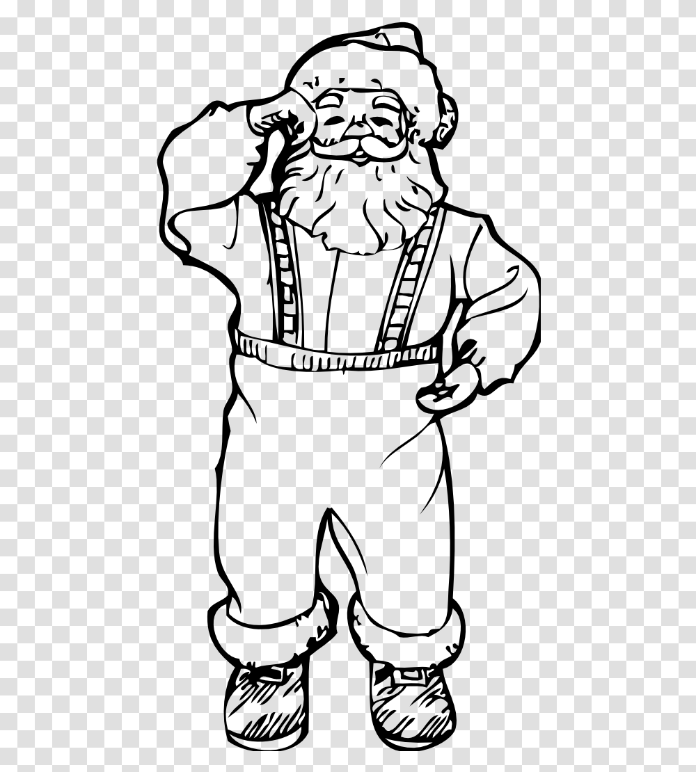 Coloring Pages Santa Boots Santa Boots Clipart Black And White, Drawing, Stencil, Doodle, Sleeve Transparent Png