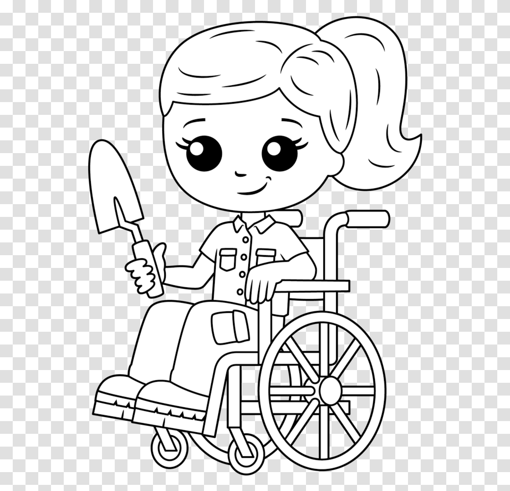 Coloring Pages - Scapod Cartoon, Chair, Furniture, Wheelchair, Stencil Transparent Png