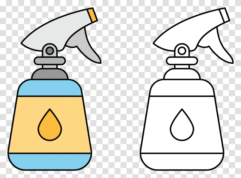 Coloring Spray Bottle For Kids Household Cleaning Supply, Tin, Can, Axe, Tool Transparent Png