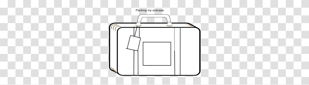 Colorless Suitcase Clip Art, Sink Faucet, Bag Transparent Png