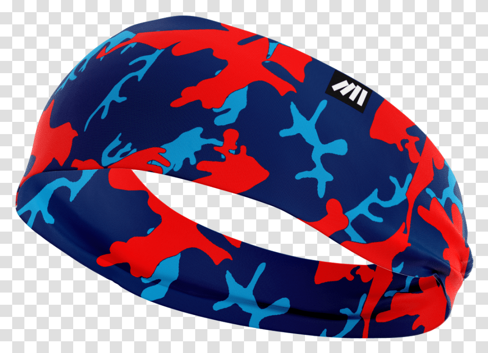 Colors Blue Red Light Blue Tennessee Titans Crossfit Football Headband Purple Camo, Apparel, Hat, Swimming Cap Transparent Png