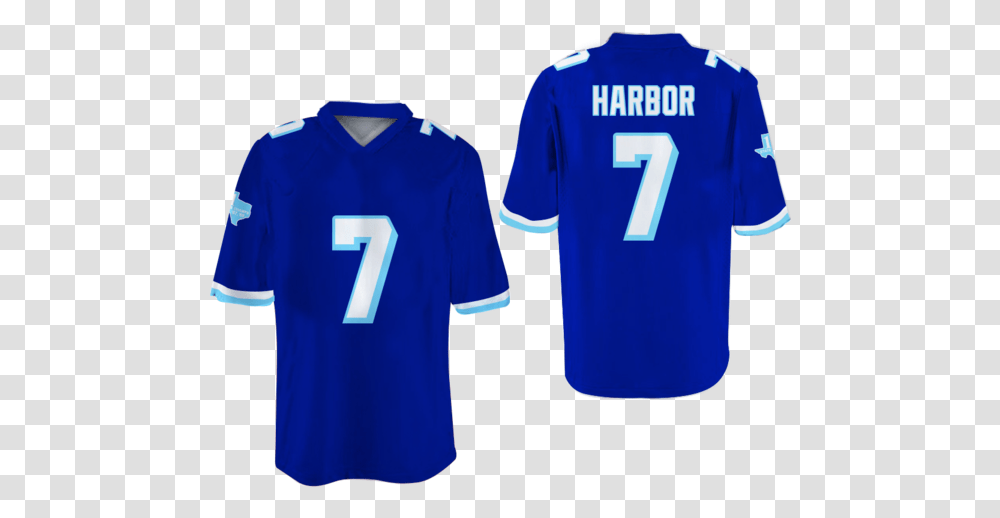 Colors Lance Harbor West Canaan Coyotes Football Jersey Varsity Blues Lance Harbor, Apparel, Shirt, Person Transparent Png