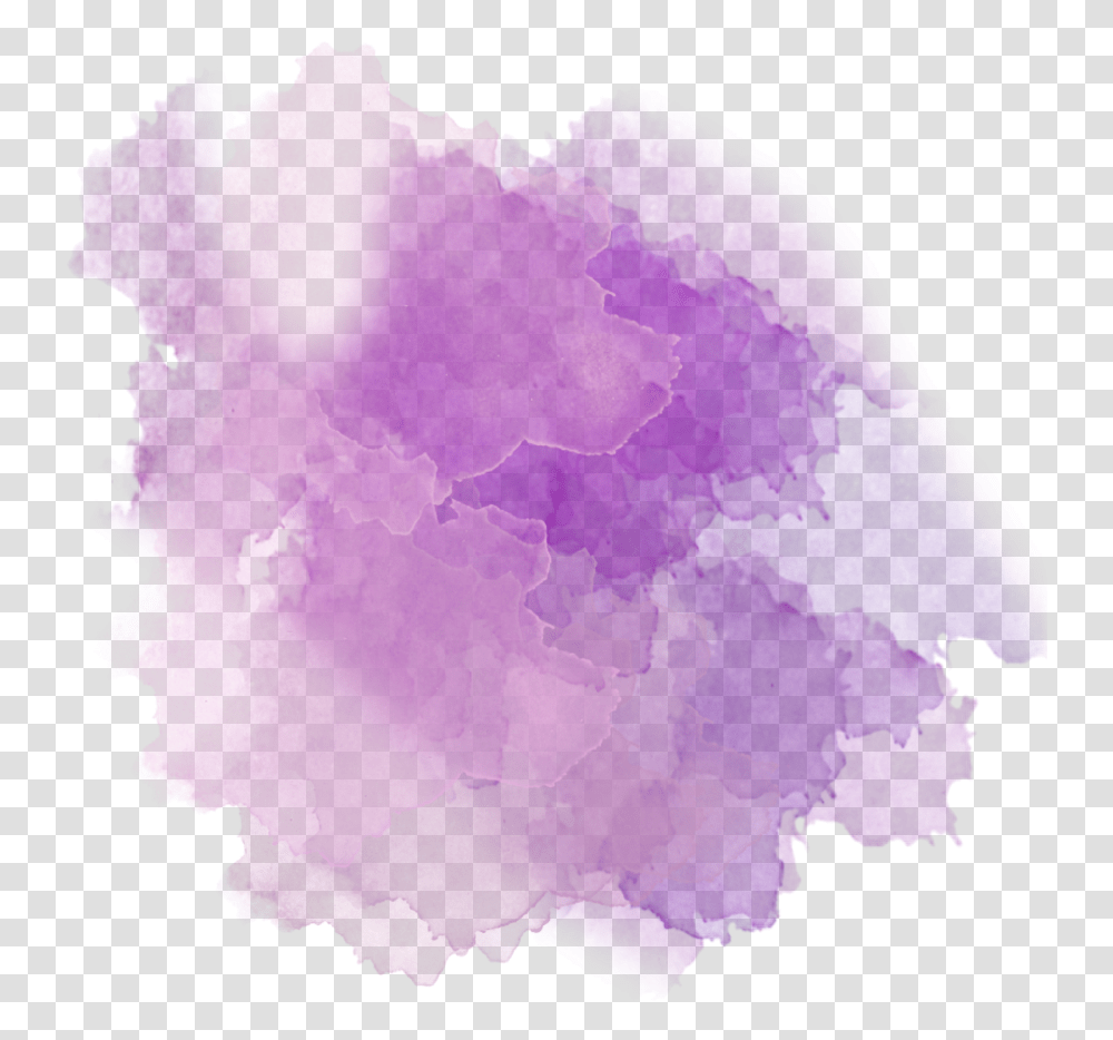 Colorsplash Purple Watercolor Watercolor Splash Purple, Pattern, Fractal, Ornament Transparent Png