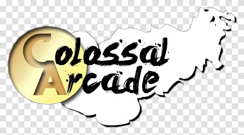 Colossal Arcade Podcast Art Department, Text, Label, Handwriting, Calligraphy Transparent Png