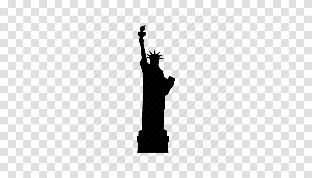 Colossal Neoclassical Sculpture Liberty Island New York Ny, Silhouette, Sink, Photography Transparent Png