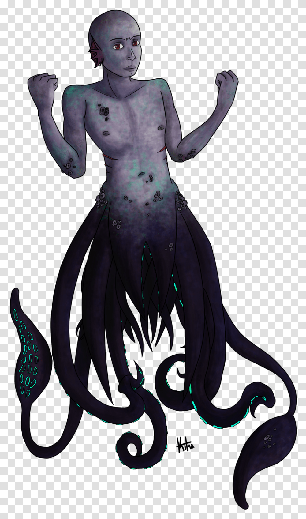 Colossal Squid Octopus Kraken Kraken Squid Or Octopus, Costume, Person, Human, Alien Transparent Png