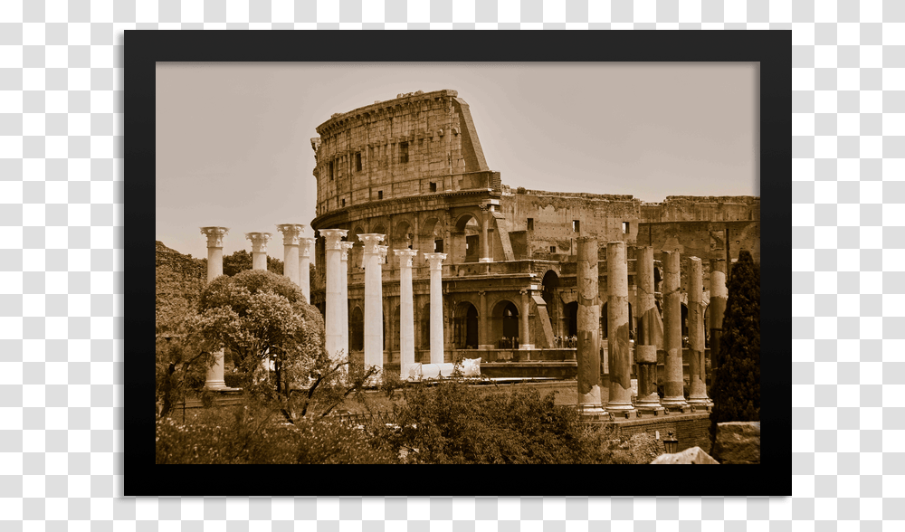Colosseum, Architecture, Building, Temple, Ruins Transparent Png