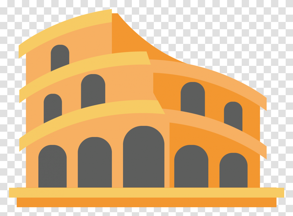 Colosseum Icon, Architecture, Building, Nature, Outdoors Transparent Png