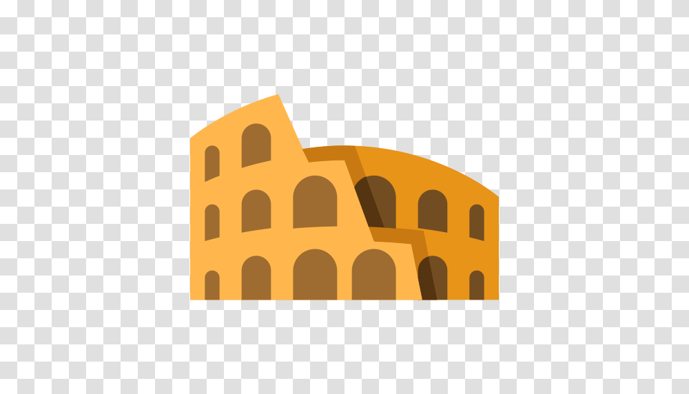 Colosseum Italy Landmark Icon With And Vector Format, Architecture, Building, Dome, Spire Transparent Png