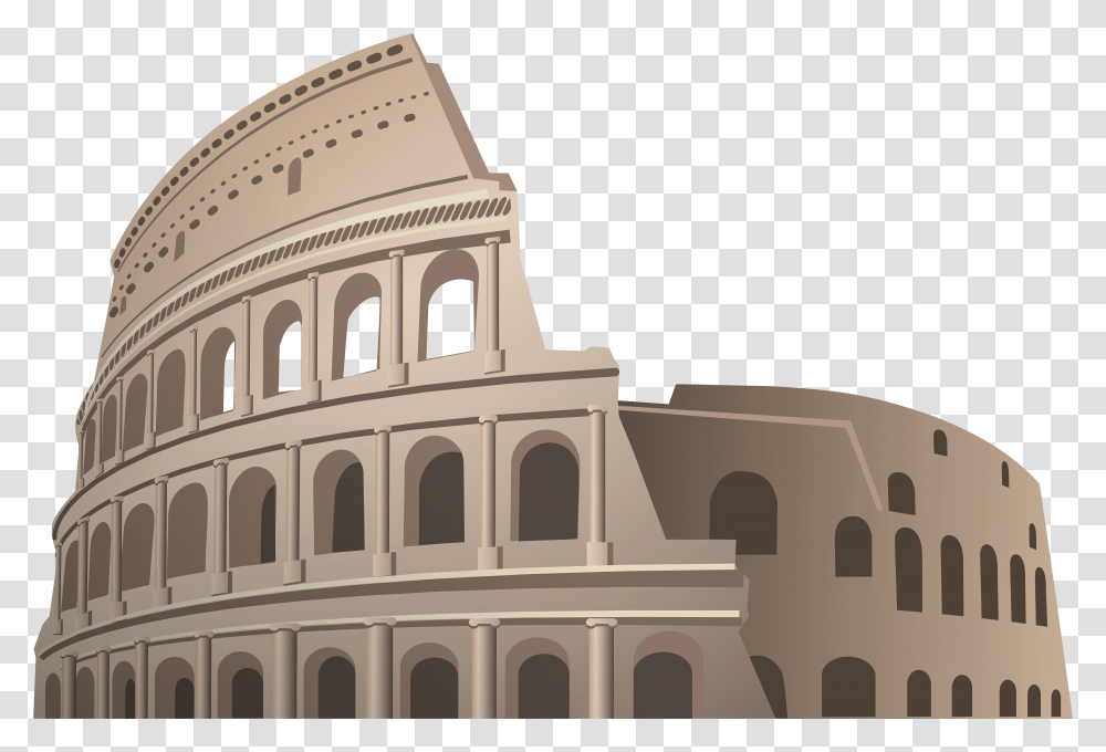 Colosseum Rome Clipart, Dome, Architecture, Building, Mosque Transparent Png