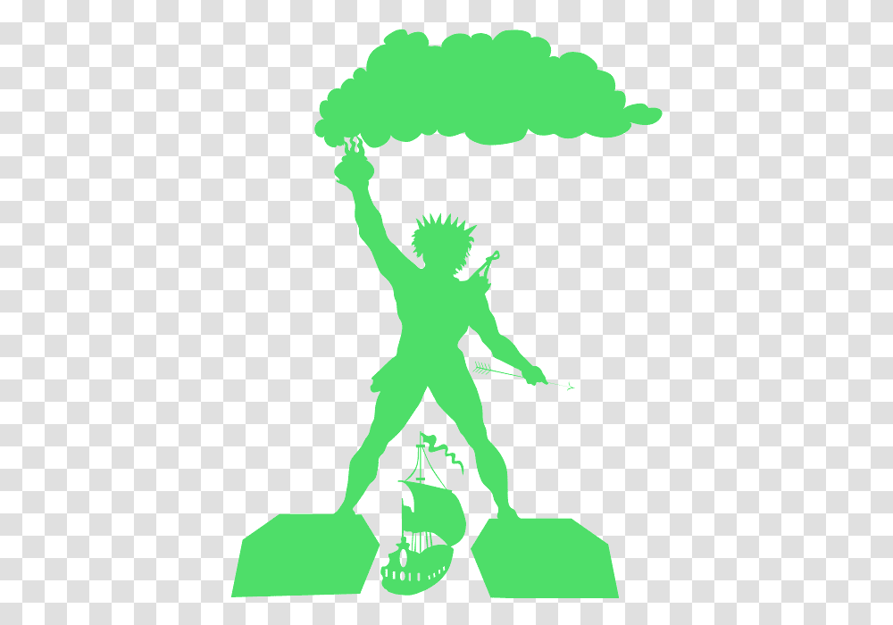 Colossus Of Rhodes, Silhouette, Outdoors, Nature, Poster Transparent Png