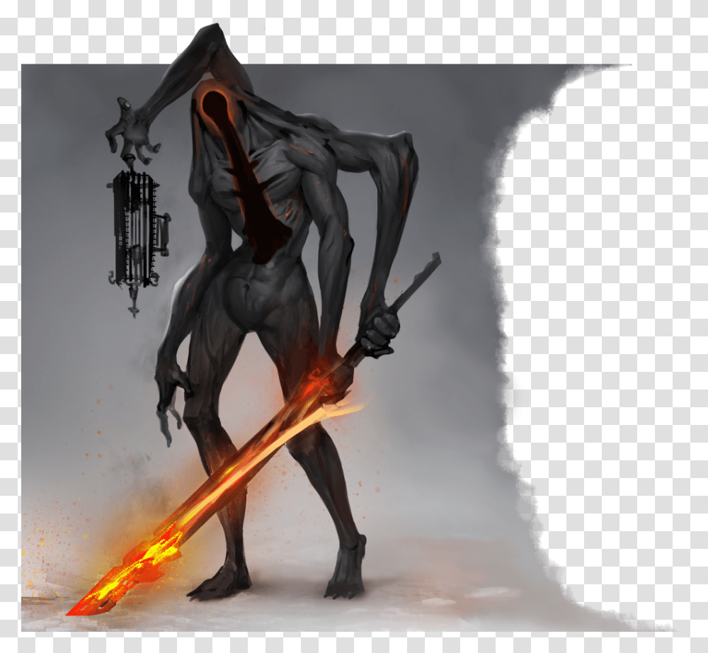 Colossus Scary Monsters With A Sword, Horse, Person, Fire Transparent Png