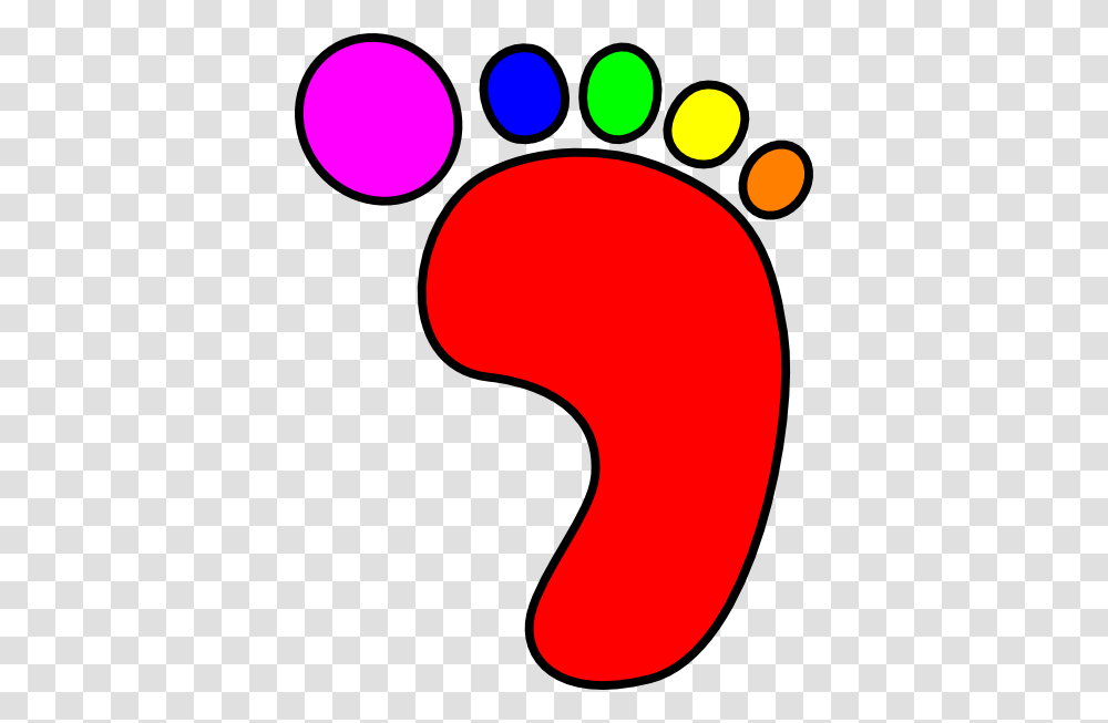 Colouful Clipart Foot, Footprint, Purple Transparent Png