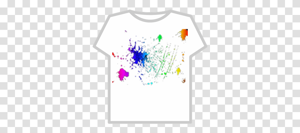 Colour Splatter Camisas De Fuerza Roblox, Number, Symbol, Text, Clothing Transparent Png