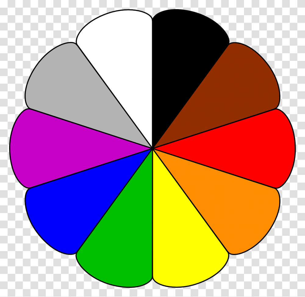 Colour Wheel With Black And White, Ornament, Pattern, Dynamite, Bomb Transparent Png