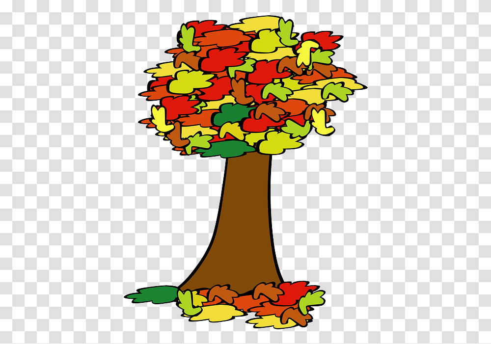 Coloured Acorn Cartoon Trees Plant Fall, Graphics, Doodle, Drawing, Floral Design Transparent Png