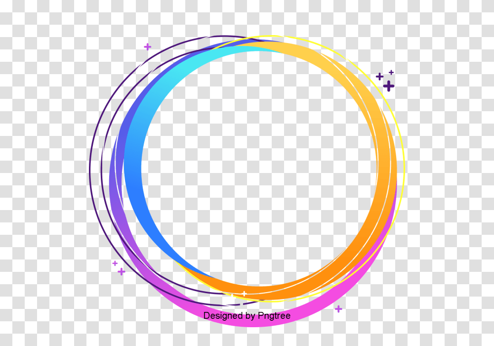 Coloured Color Geometric Line Frame Colorful Colorful Geometric, Hoop, Tape Transparent Png