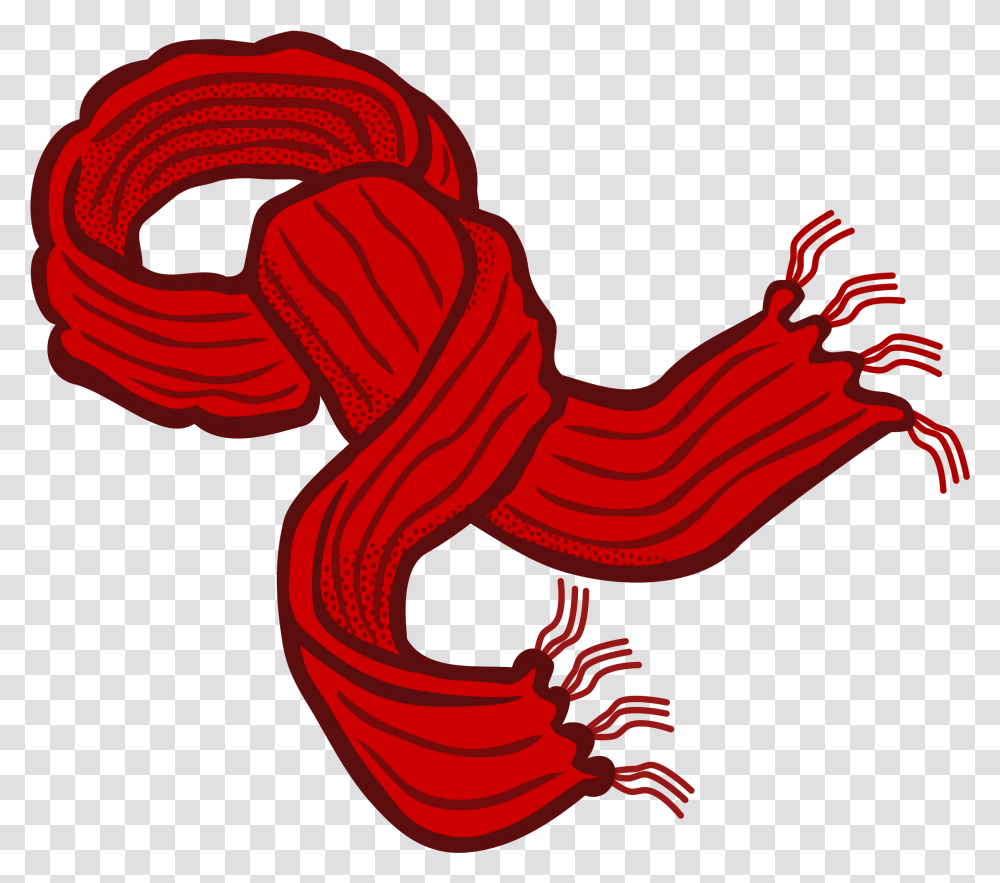 Coloured Medium Image Red Scarf Clipart, Animal, Reptile, Snake Transparent Png
