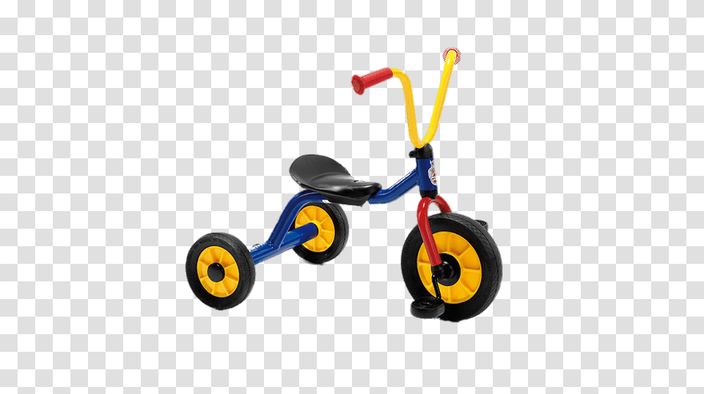 Coloured Tricycle, Lawn Mower, Tool, Vehicle, Transportation Transparent Png