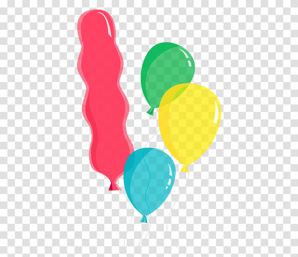 Colourful Balloons Clipart Birthday Balloons Clip Art Transparent Png