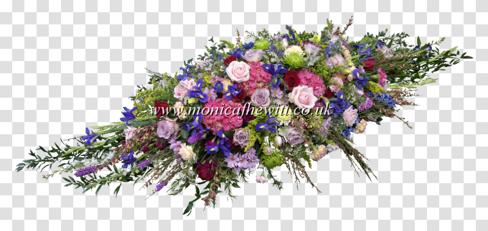 Colourful Casket Arrangement Funeral Casket Flowers Bouquet, Plant, Floral Design, Pattern, Graphics Transparent Png