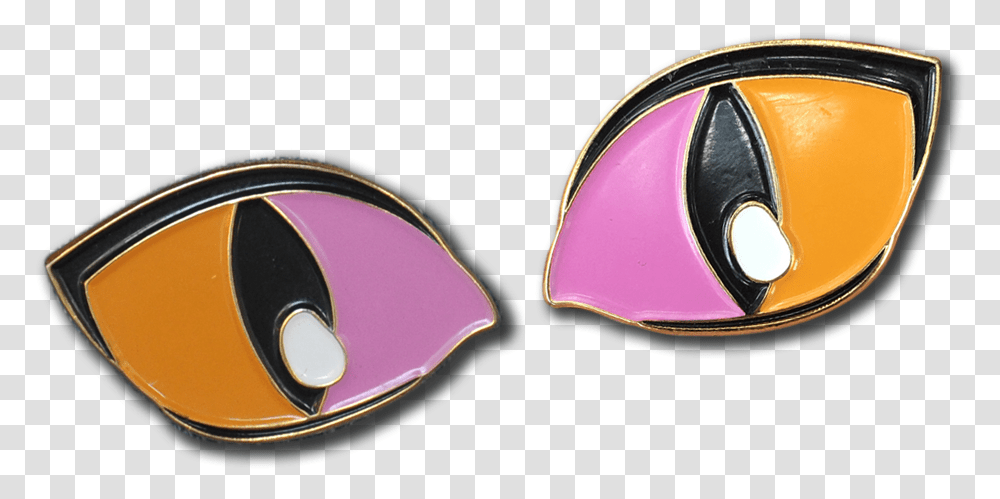 Colourful Cat Eyes Collection Enamel Pins Earrings, Mouse, Electronics, Accessories, Logo Transparent Png