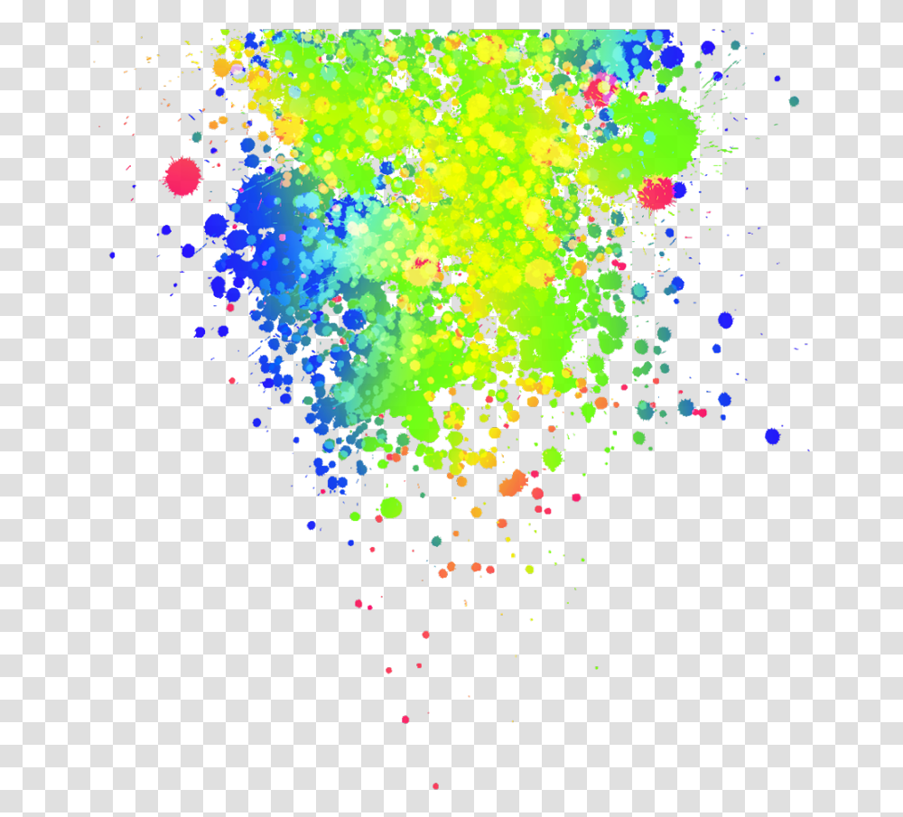 Colourful Colorful Paint Splash Splatter Paintspalsh Illustration, Paper, Light Transparent Png