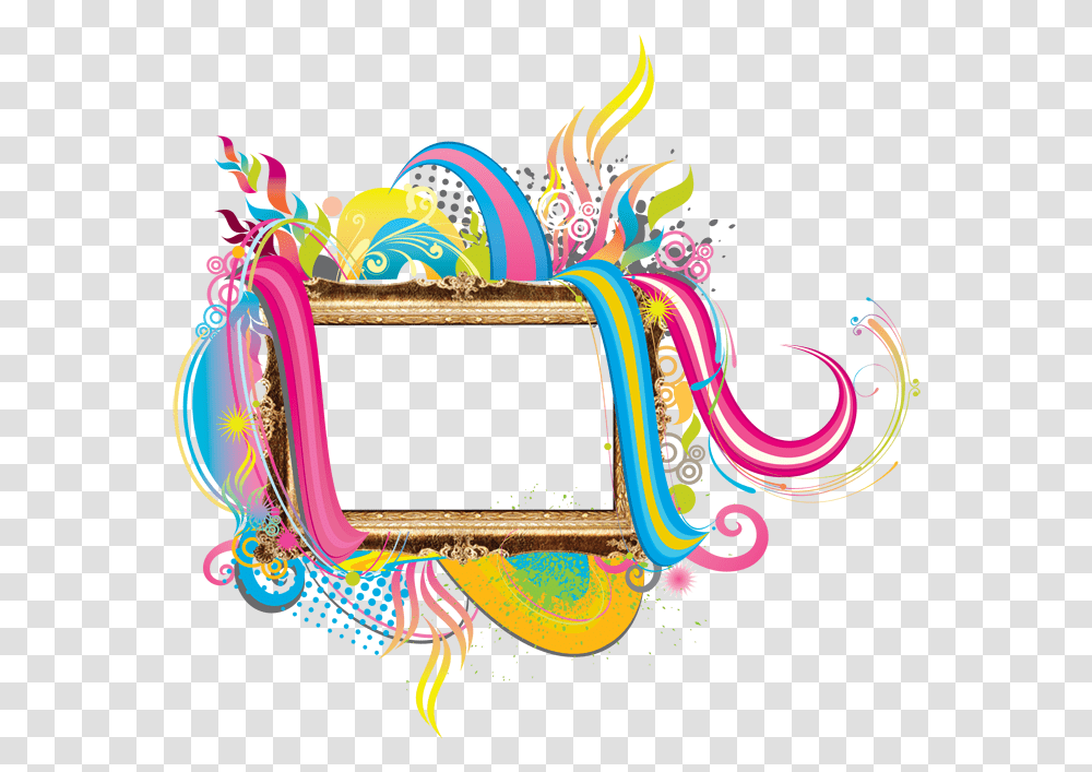 Colourful Frame, Pattern, Floral Design Transparent Png