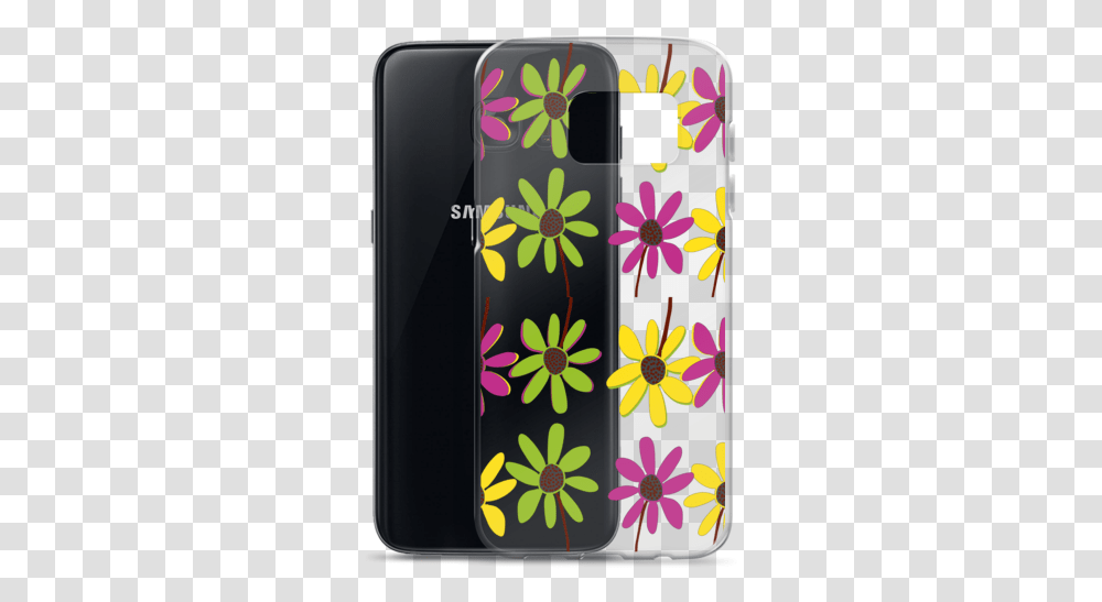 Colourful Hand Drawn Flower Petals Samsung Case Sold By Teespect Smartphone, Electronics, Mobile Phone, Cell Phone, Iphone Transparent Png