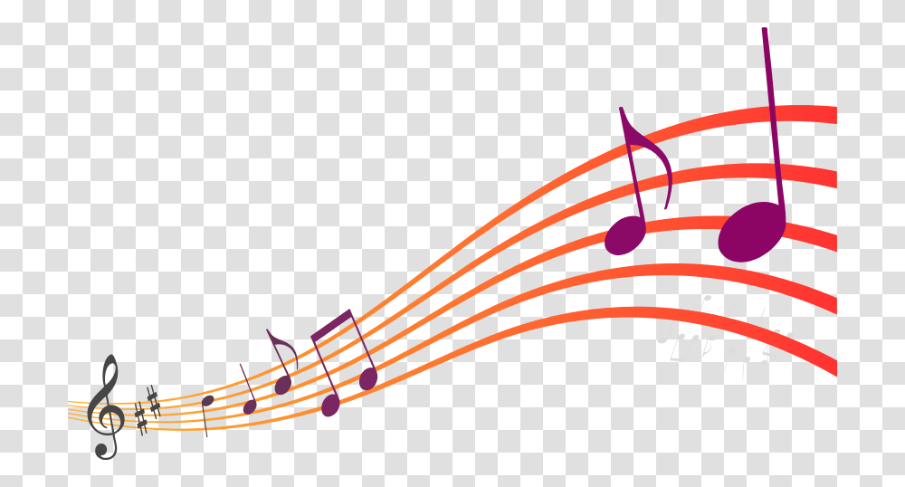 Colourful Music Notes, Metropolis, Urban, Building, Plot Transparent Png