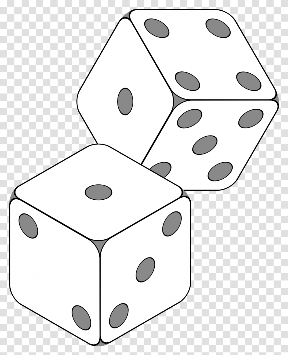 Colouring Picture Of Dice, Game Transparent Png