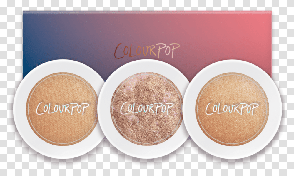 Colourpop Highlighter Trio Cosmetics, Face Makeup, Powder, Food Transparent Png