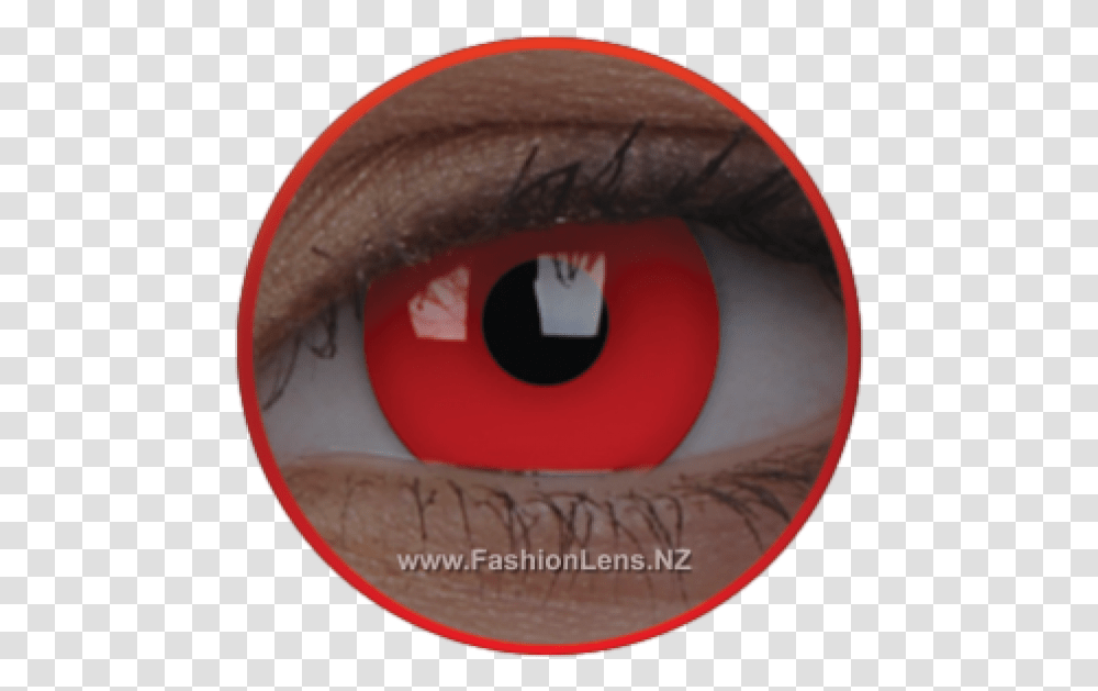 Colourvue Crazy Contact Lens Glow In Dark Red Lens Contact Lenses Transparent Png