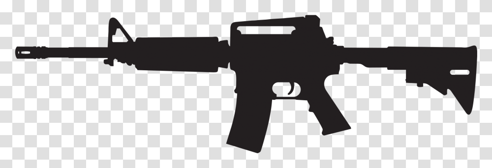 Colt At Getdrawings Com M4a1 Vector, Gun, Weapon, Weaponry, Rifle Transparent Png