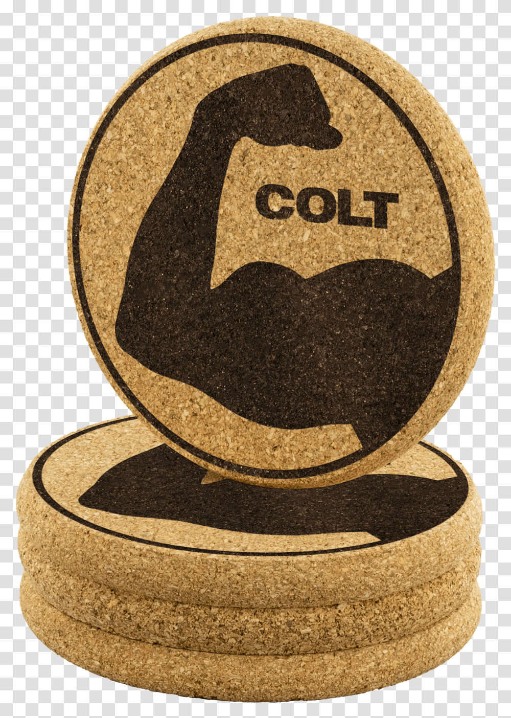 Colt Cork Bicep Coasters Trophy Transparent Png