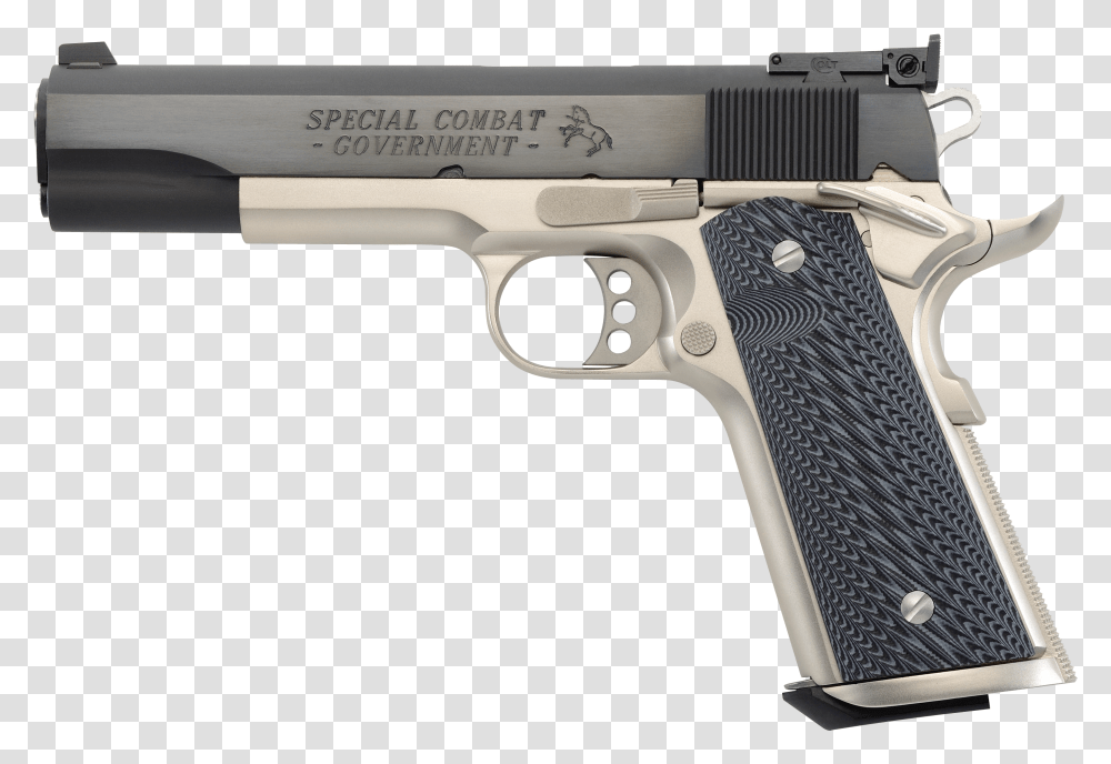 Colt Special Combat Government, Gun, Weapon, Weaponry, Handgun Transparent Png