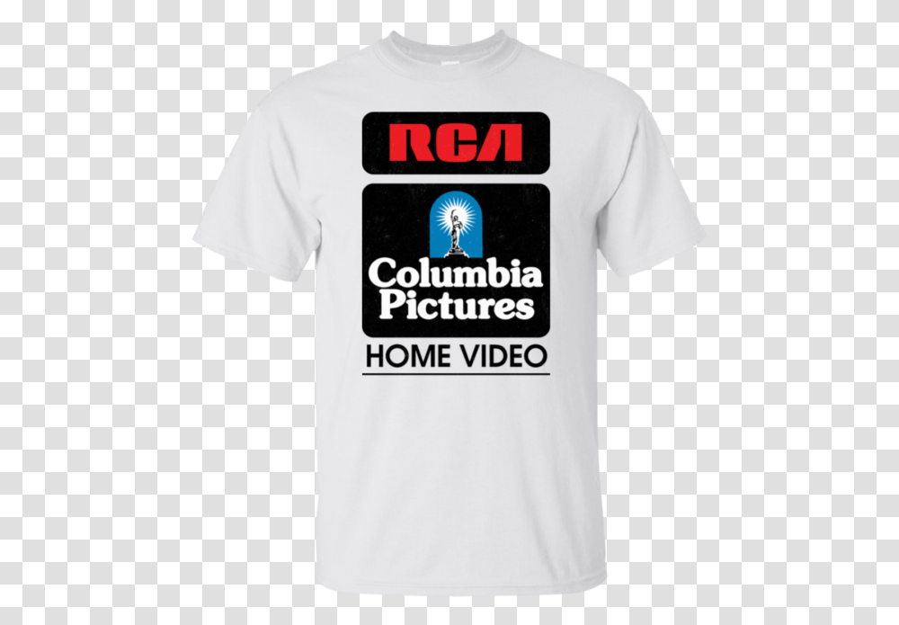 Columbia Rca Retro Logo Movie Vhs Rca Columbia Pictures Home Video, Clothing, Apparel, T-Shirt Transparent Png
