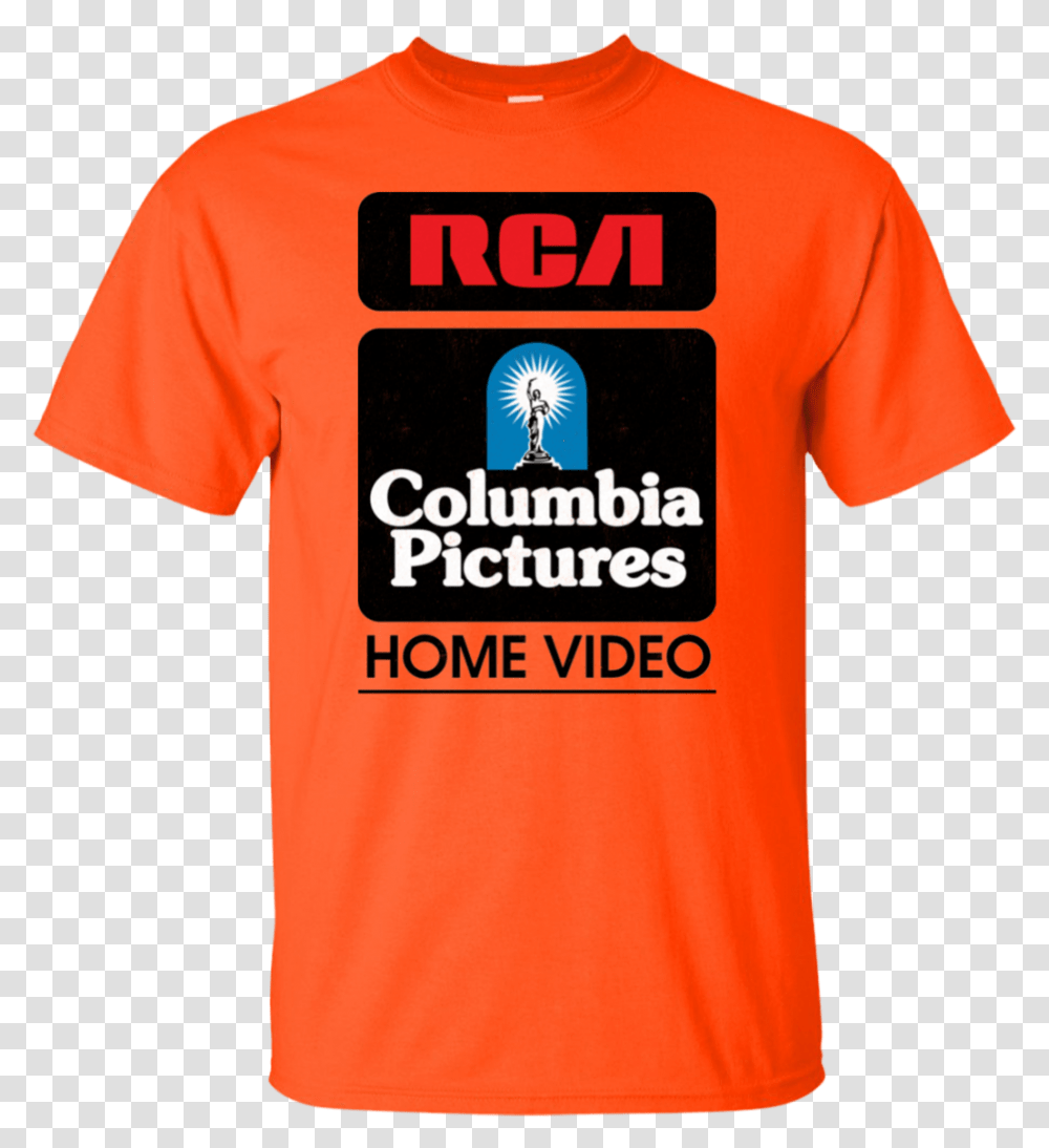 Columbia Rca Retro Logo Movie Vhs Rca Columbia Pictures Home Video, Clothing, Apparel, T-Shirt, Word Transparent Png