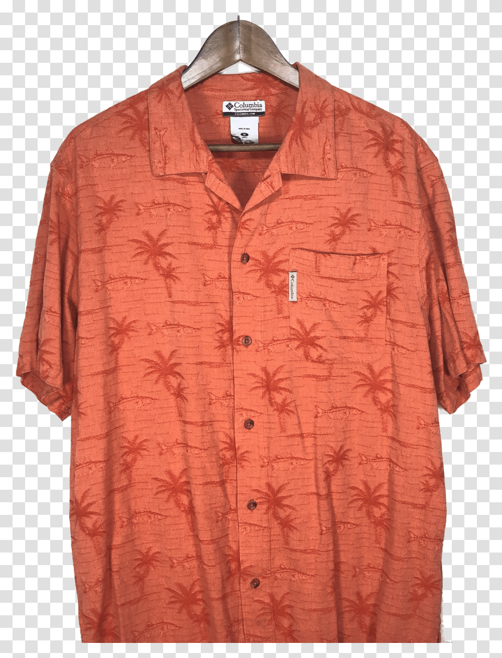 Columbia Snook Fish Palm Tree Hawaiian Shirt Active Shirt Transparent Png